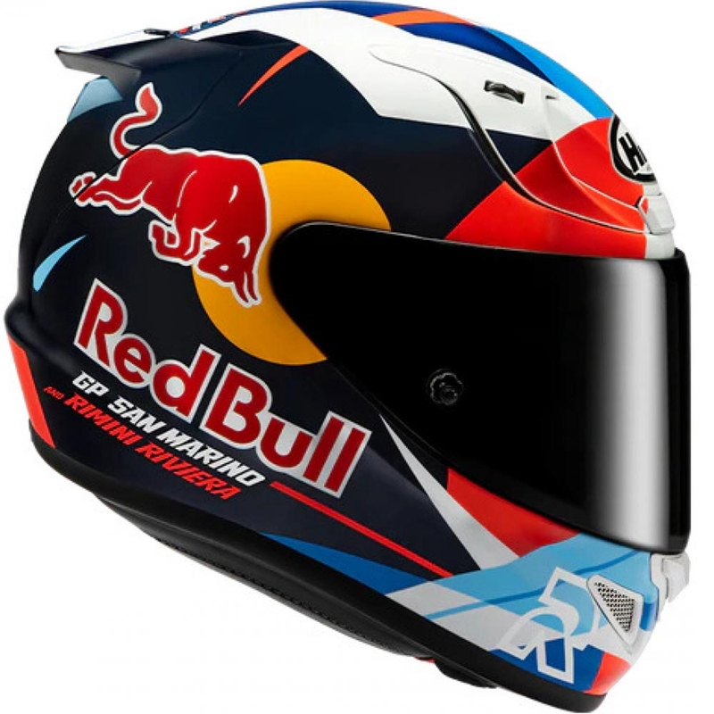 Integrální helma na motorku HJC RPHA 12 Red Bull Misano GP 2 MC21 modro-bílo-červená