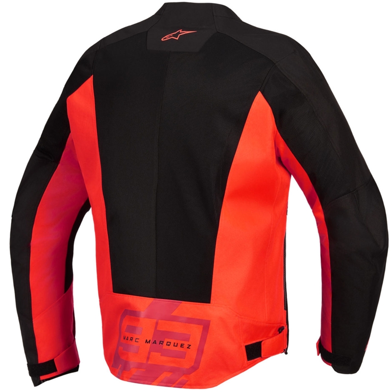 Bunda na motorku Alpinestars C-1 AIR MM93 kolekce fluo červeno-červeno-černá