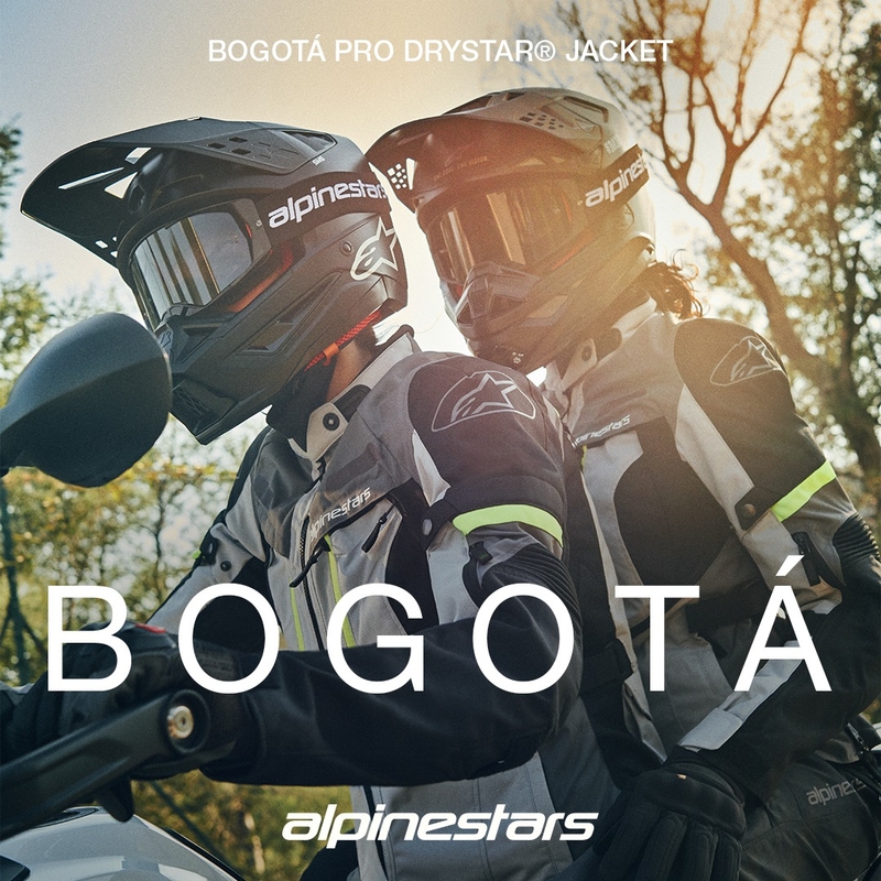 Kalhoty na motorku Alpinestars Bogota Pro Drystar 3 černé - II. jakost