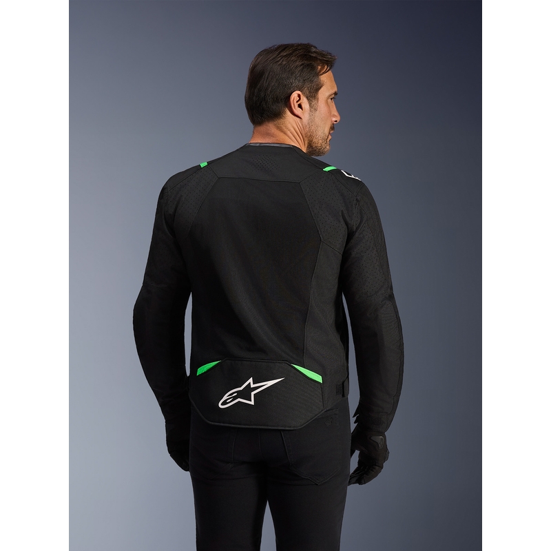 Bunda na motorku Alpinestars T-SPS Air V2 černo-fluo zelená