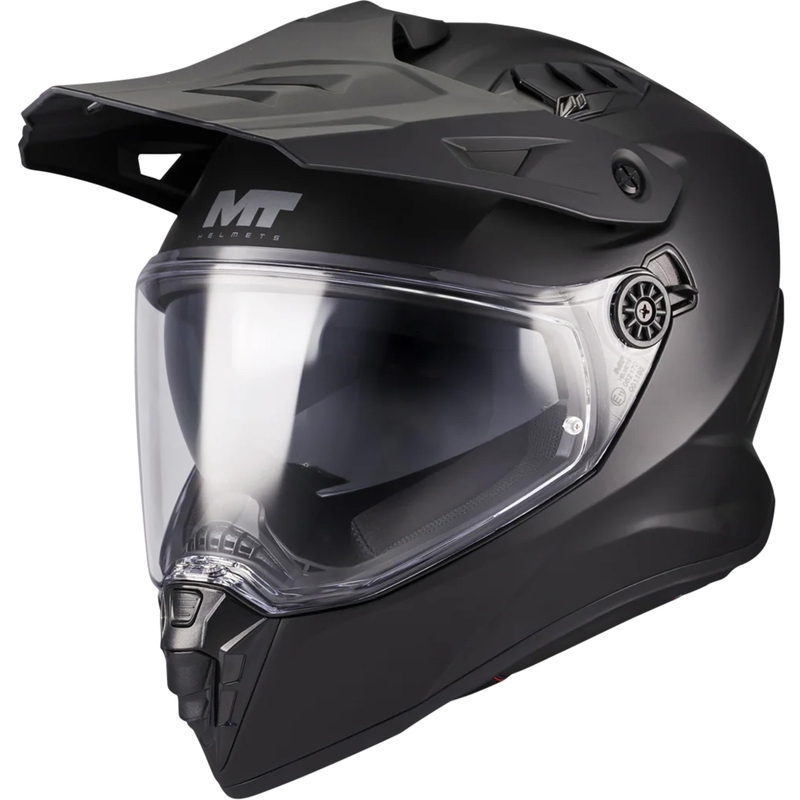 Enduro helma na motorku MT Track SV Pure A1 matná černá - II. jakost