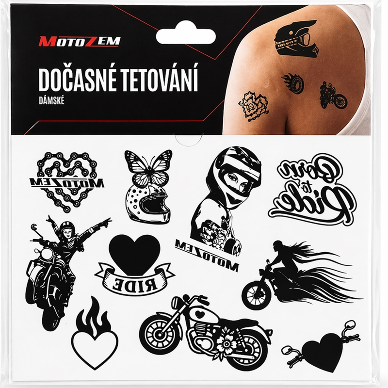 Dočasné tetování MotoZem Dámské