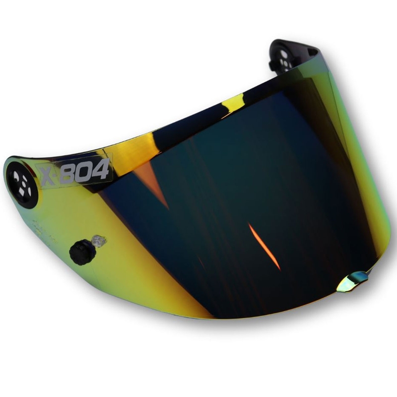 Plexi pro helmy na motorku Nolan X804 RS Iridium Orange - XFR-03 NFR/2ACT FLAT/RS/ULTRA