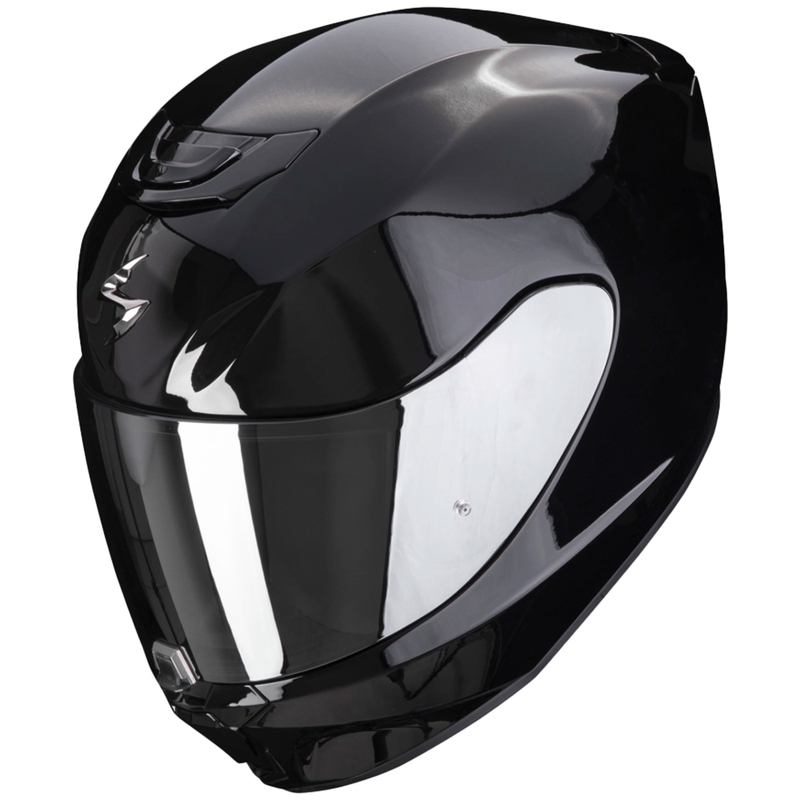 Integrální přilba na motorku Scorpion EXO-391 Solid černá lesklá - II. jakost