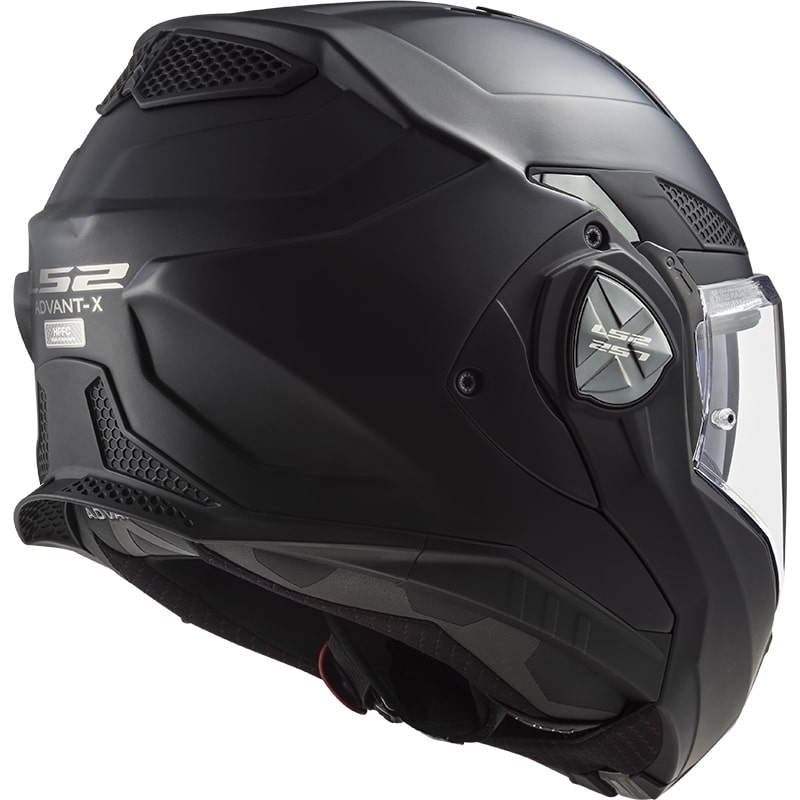 Překlápěcí přilba na motorku LS2 FF901 Advant X Solid černá matná - II. jakost