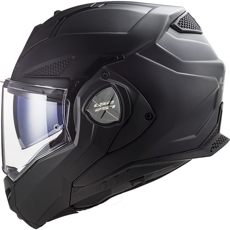 Překlápěcí přilba na motorku LS2 FF901 Advant X Solid černá matná - II. jakost