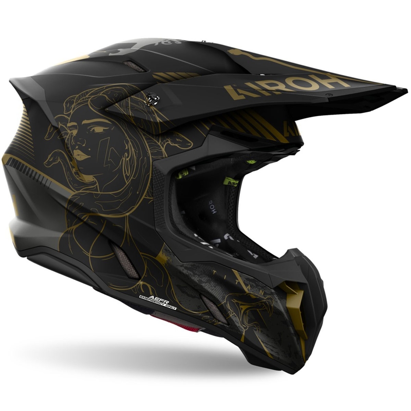 Motokrosová helma Airoh Twist 3 Titan matná