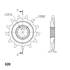 Řetězové kolečko SUPERSPROX CST-284:13 13 zubů, 520
