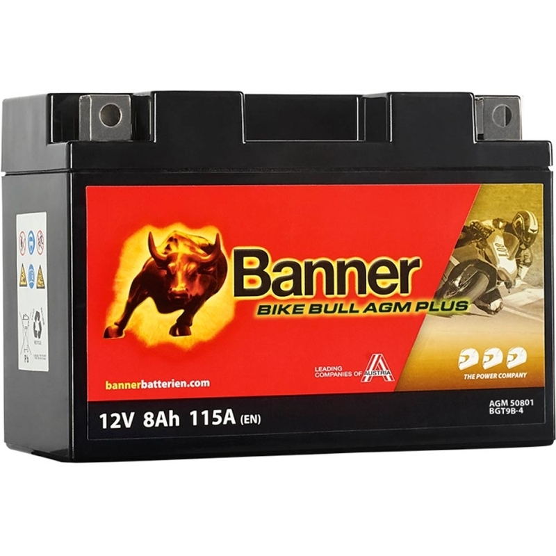 AGM baterie Banner Bike Bull AGM PLUS AGM PLUS 508 01 / BGT9B-4 - GT9B-4