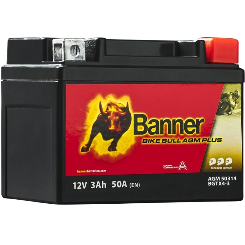 AGM baterie Banner Bike Bull AGM PLUS AGM PLUS 503 14 / BGTX4-3 - GTX4-3