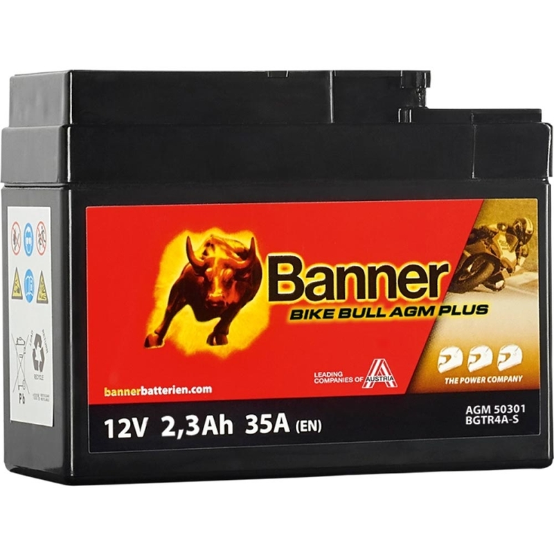 AGM baterie Banner Bike Bull AGM PLUS AGM PLUS 503 01 / BGTR4A-S - GTR4A-S