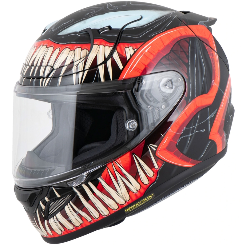 Integrální helma na motorku HJC RPHA 12 Venom 3 Marvel černo-červená