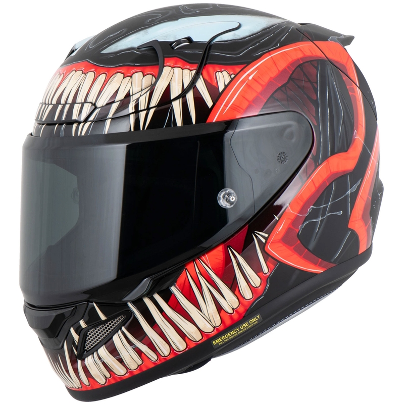 Integrální helma na motorku HJC RPHA 12 Venom 3 Marvel černo-červená