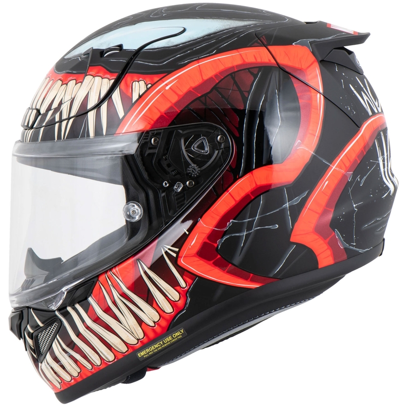 Integrální helma na motorku HJC RPHA 12 Venom 3 Marvel černo-červená