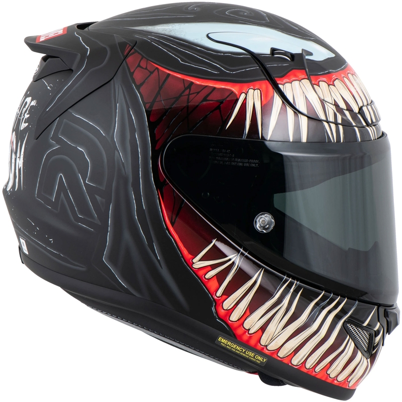 Integrální helma na motorku HJC RPHA 12 Venom 3 Marvel černo-červená