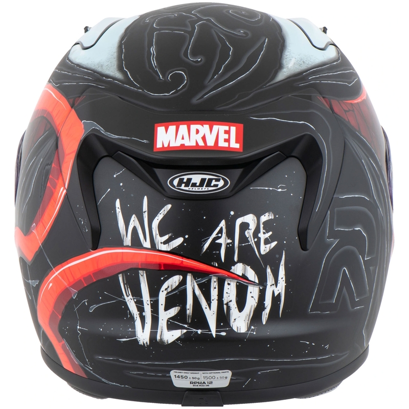 Integrální helma na motorku HJC RPHA 12 Venom 3 Marvel černo-červená