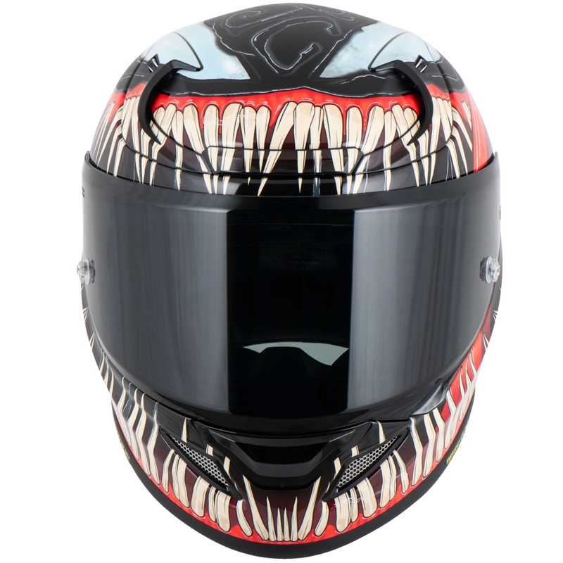 Integrální helma na motorku HJC RPHA 12 Venom 3 Marvel černo-červená
