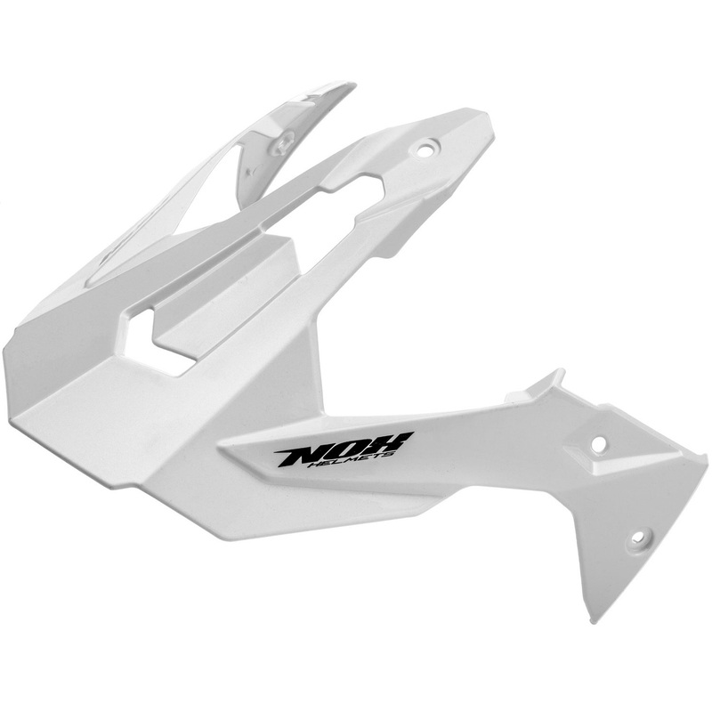 Kšilt pro helmy na motorku NOX N312 bílý