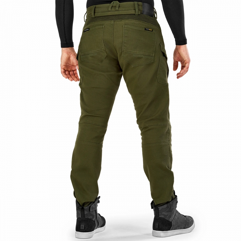 Prodloužené kalhoty na motorku Shima Giro 3.0 khaki