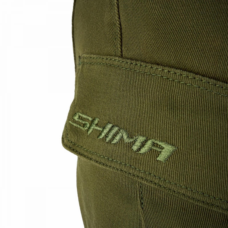 Prodloužené kalhoty na motorku Shima Giro 3.0 khaki