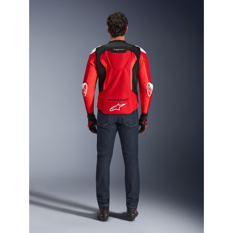 Bunda na motorku Alpinestars T-GP Air červeno-fluo červeno-bílo-černá