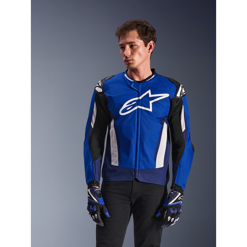 Bunda na motorku Alpinestars T-GP Air modro-bílo-černá