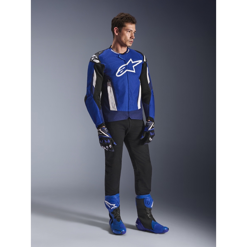 Bunda na motorku Alpinestars T-GP Air modro-bílo-černá