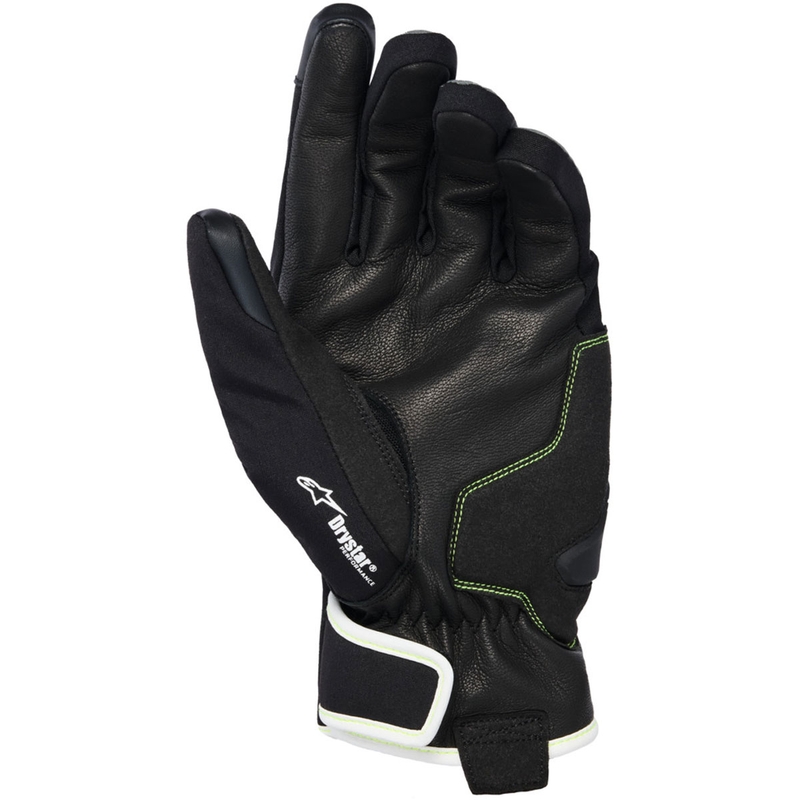 Rukavice na motorku Alpinestars MOBLAST WATERPROOF šedo-černo-fluo žluto-bílé