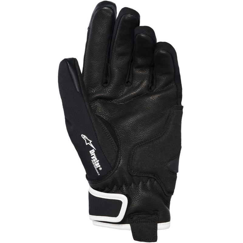 Dámské rukavice na motorku Alpinestars STELLA MOBLAST WATERPROOF šedo-černo-fluo růžovo-tyrkysovo-bílé