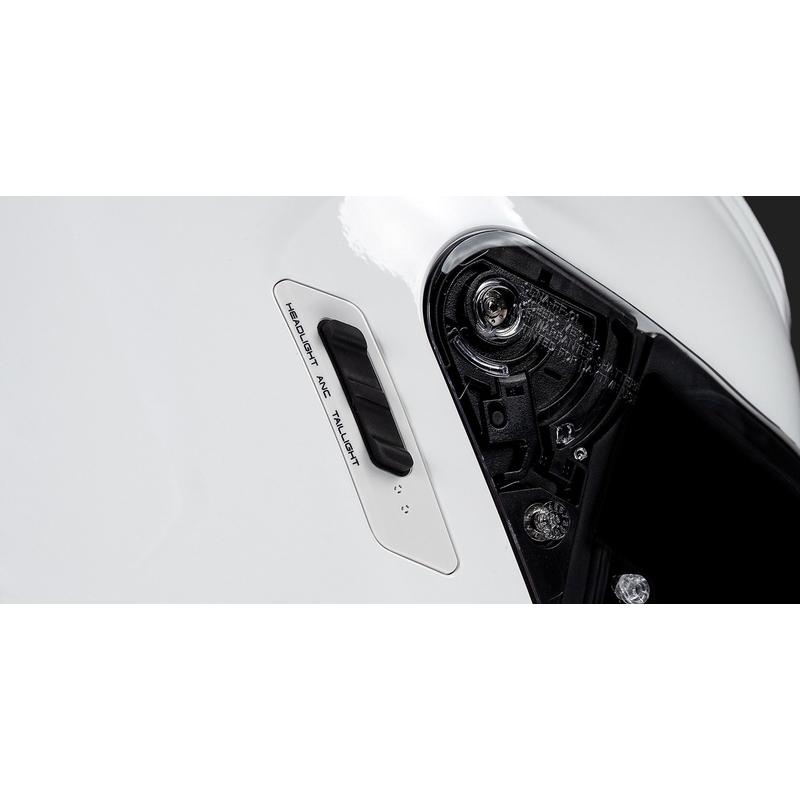 Integrální helma na motorku s headsetem SENA Phantom ANC lesklá bílá