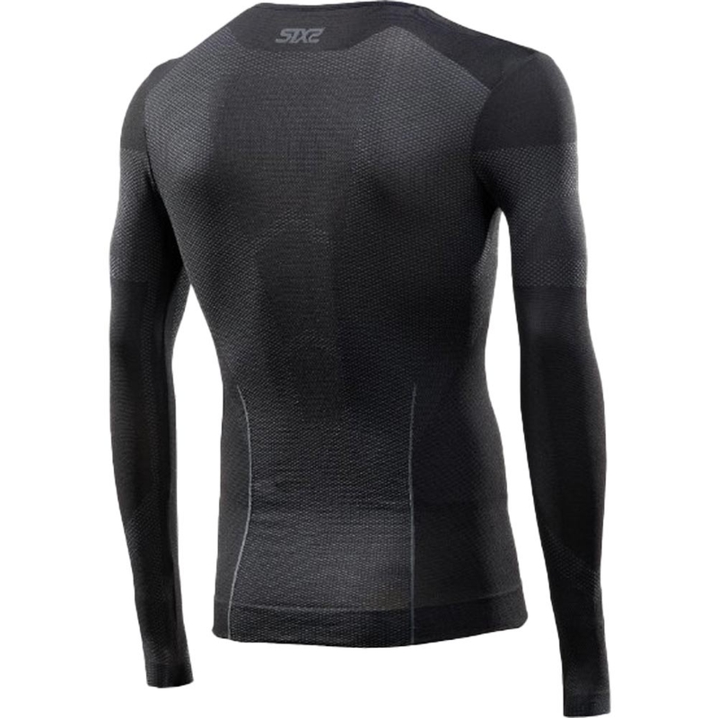 Funkční triko s dlouhým rukávem SIXS BT TS2L V2 černo-tmavě šedé