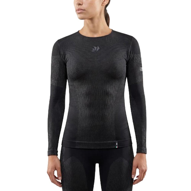 Funkční triko s dlouhým rukávem SIXS BT TS2L V2 černo-tmavě šedé