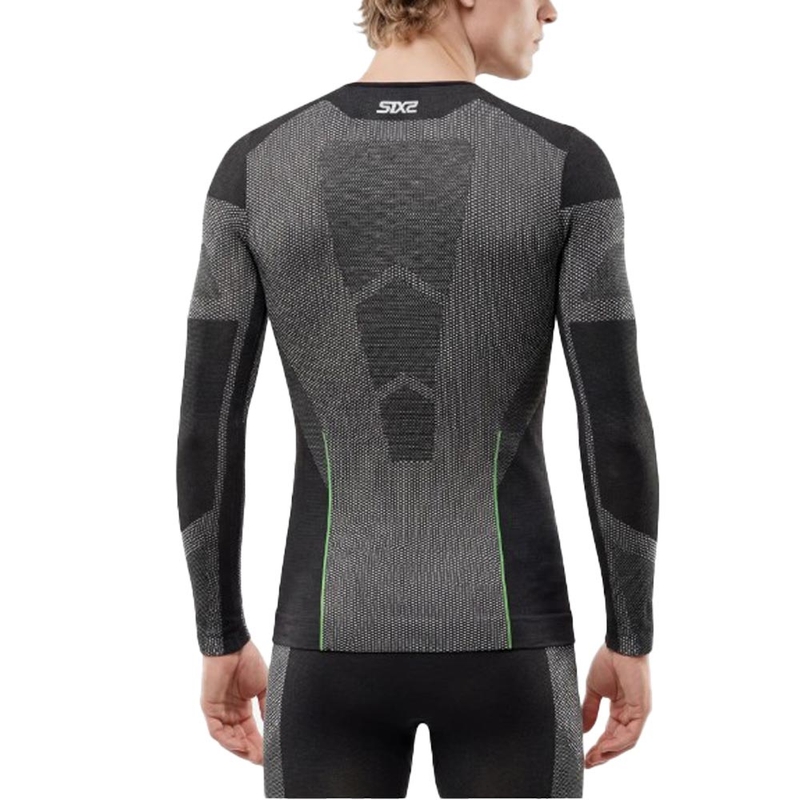 Funkční triko s dlouhým rukávem SIXS BT TS2L V2 černý carbon