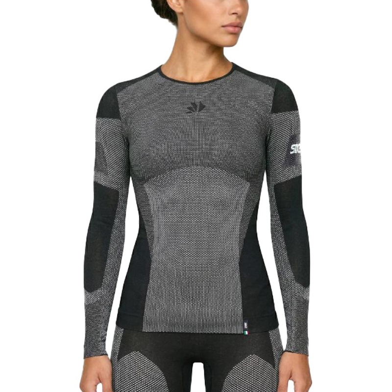 Funkční triko s dlouhým rukávem SIXS BT TS2L V2 černý carbon