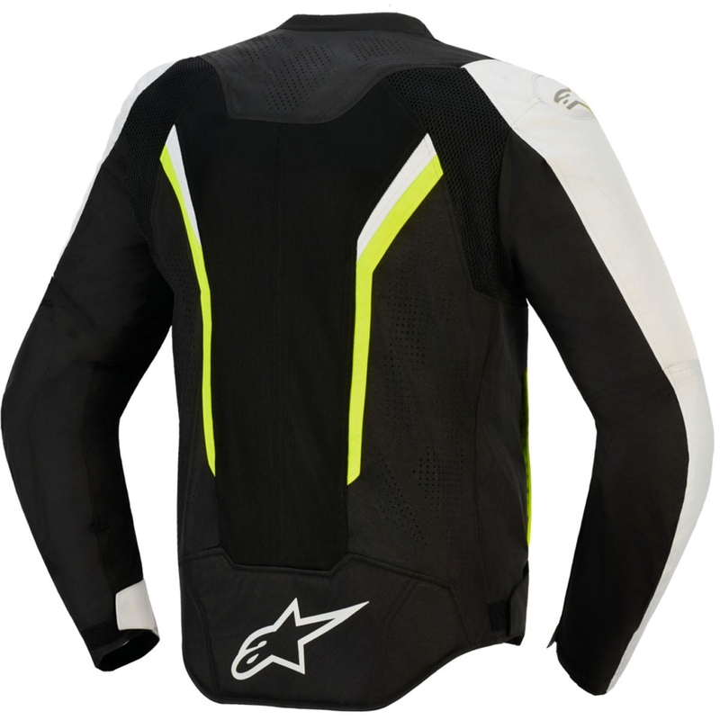 Bunda na motorku Alpinestars AST V3 Air bílo-fluo žluto-černá