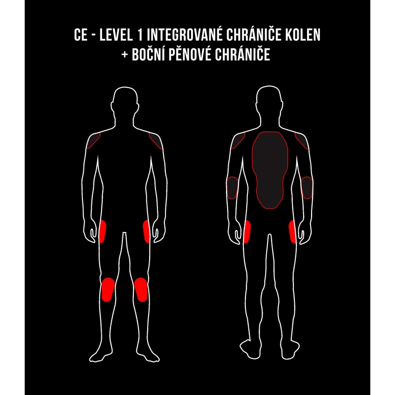 Moto kalhoty RSA Devil dámské bílé výprodej