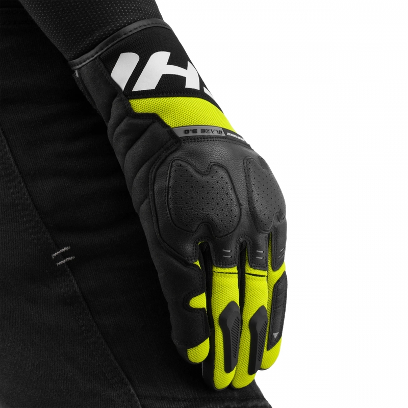 Rukavice na motorku Shima Blaze 3.0 fluo žluté