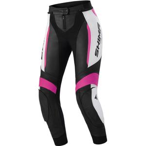 Dámské kalhoty na motorku Shima Miura 2.0 černo-fluo růžové