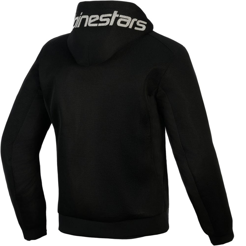 Mikina na motorku Alpinestars Chrome Superairflow černo-tmavě šedo-bílá