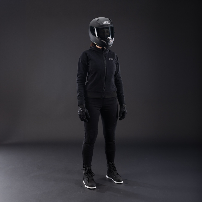 Dámská mikina na motorku Oxford Armourlite AA Contour černá