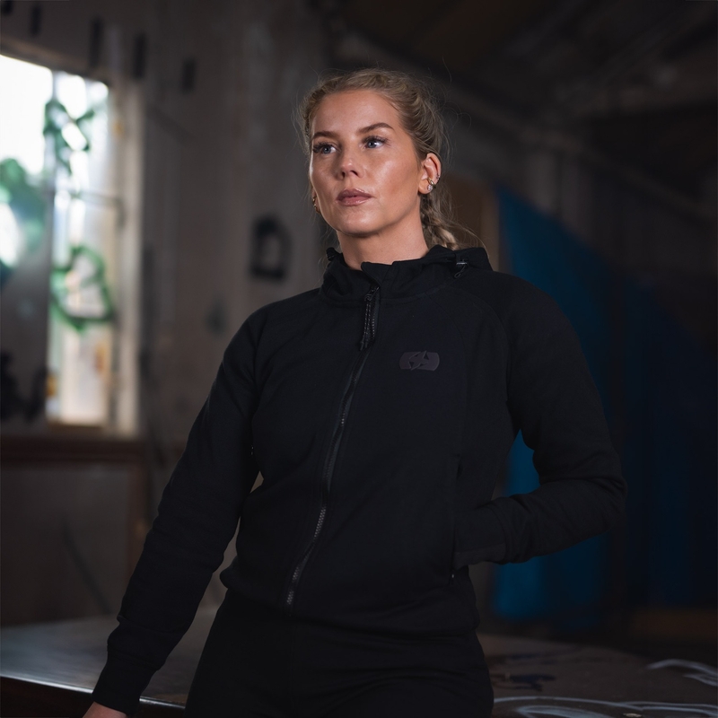 Dámská mikina na motorku Oxford Armourlite AA Contour černá