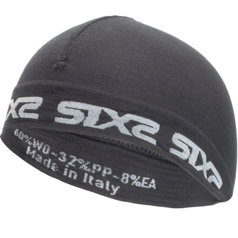 Merino čepice SIXS SCX Merinos černá