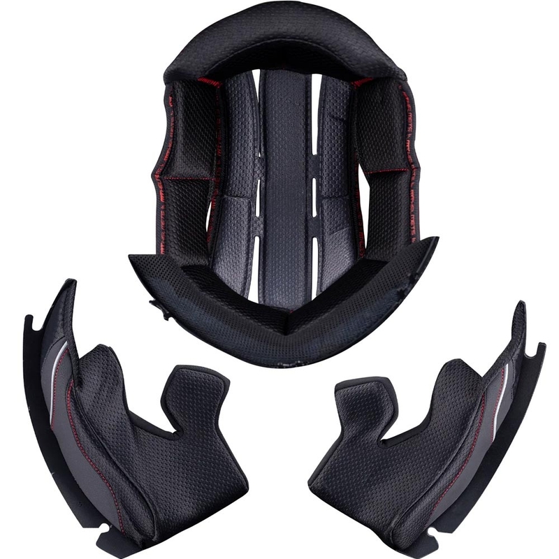 Interiér pro helmy na motorku MT KRE+ Carbon černý