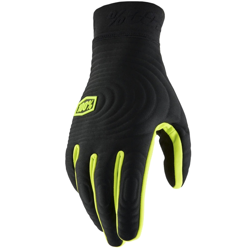 Motokrosové rukavice 100% - USA BRISKER EXTREME fluo žluto-černé