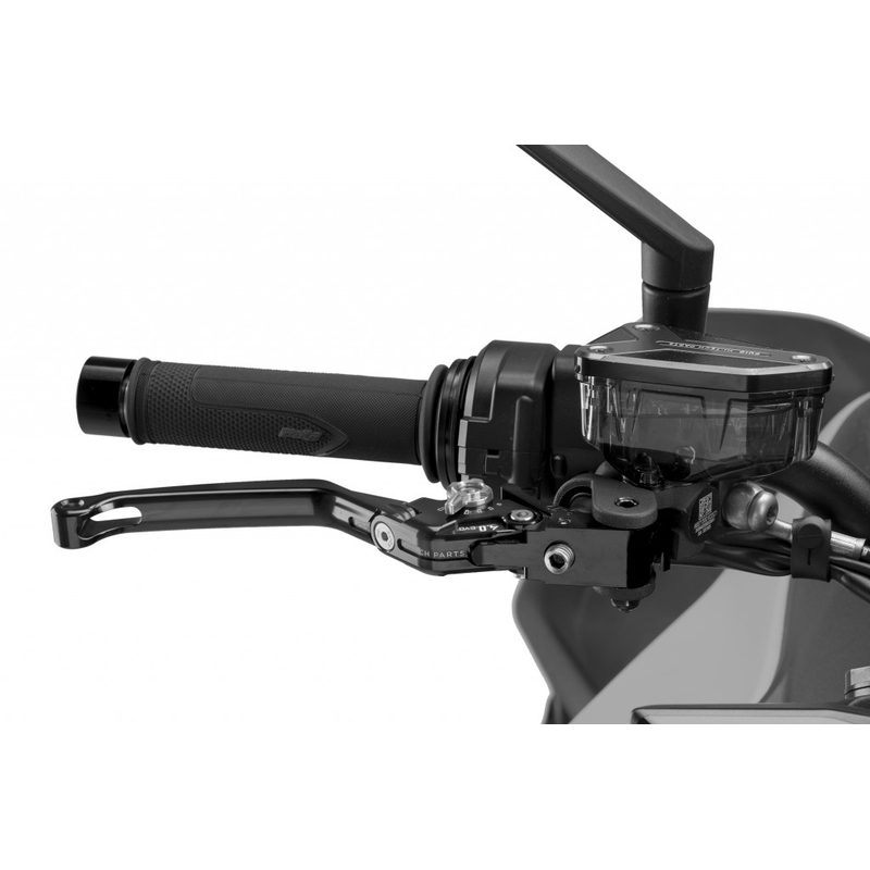 Páčka brzdy bez adaptéru PUIG 4.0 skládací černo/stříbrné