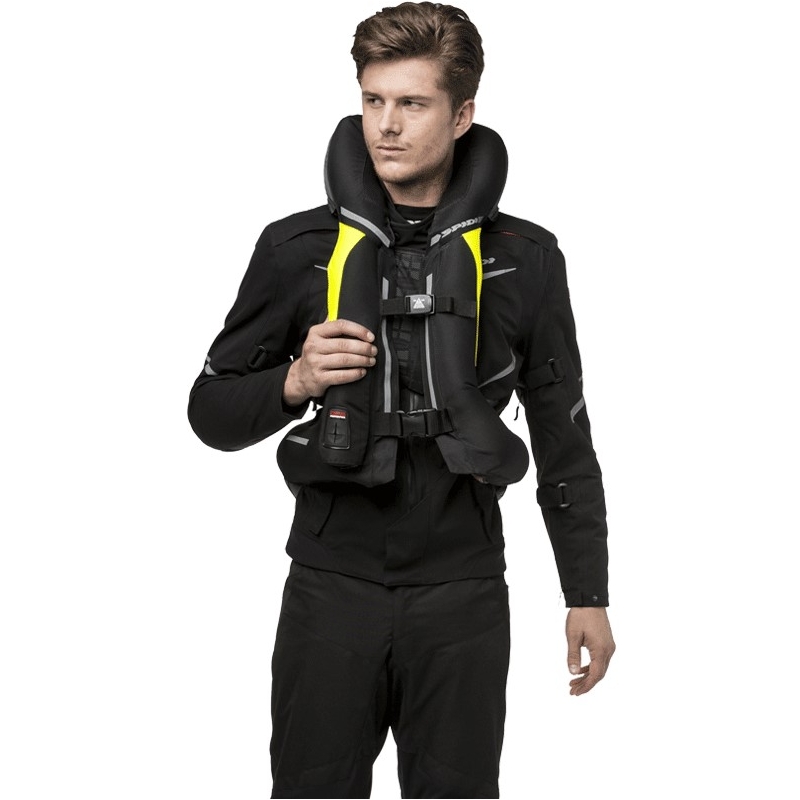Vesta s airbagem SPIDI Air DPS CE černo-fluo žlutá