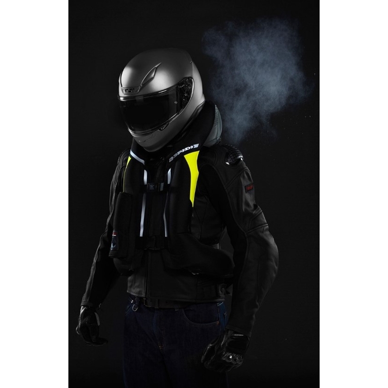Vesta s airbagem SPIDI Air DPS CE černo-fluo žlutá