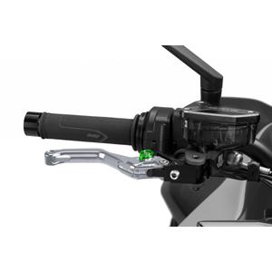 Páčka brzdy bez adaptéru PUIG 4.0 4130YV krátké titan/green