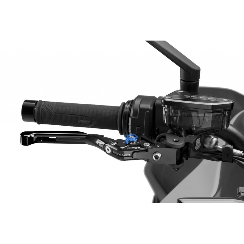 Páčka brzdy bez adaptéru PUIG 4.0 rozšiřitelná skládací černá/modrá