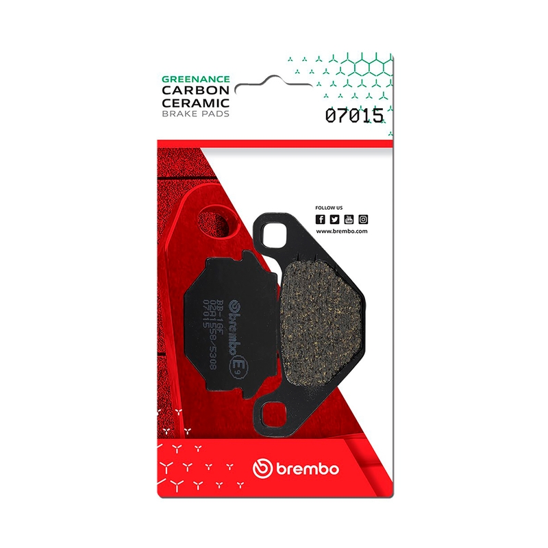 Brzdové destičky BREMBO Brzdové destičky pro skútry CC pro PEUGEOT SV 50 1993, KYMCO Agility 125 City + 2011-2017